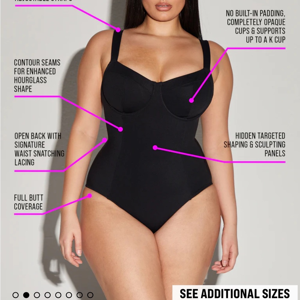 Black Sculpting One-Piece Swimsuit - Brand